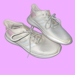 Adidas CloudFoam Pink+White Athletic Shoes ☁️